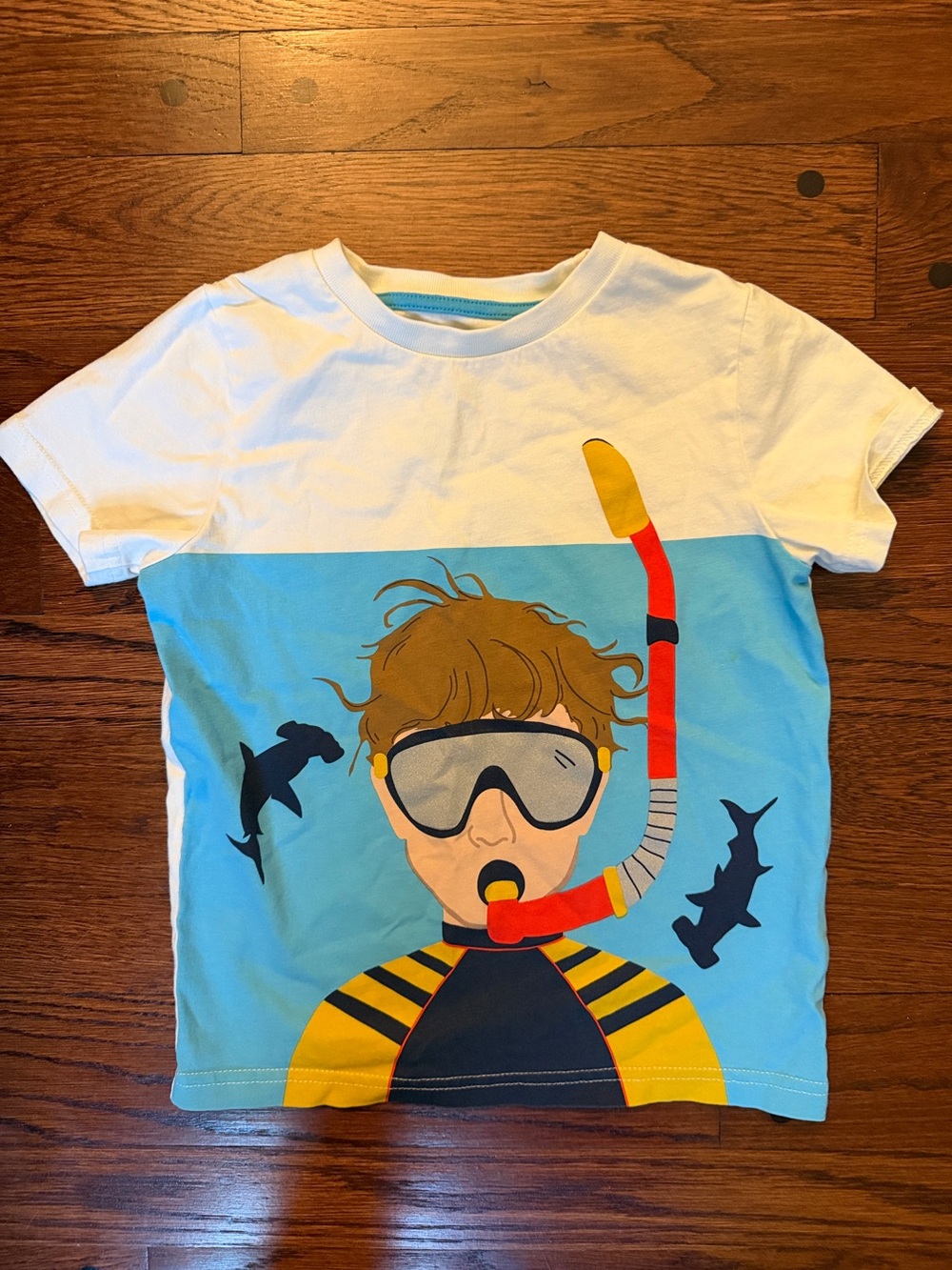 Mini Boden Snorkel Graphic Tee Shirt
